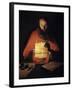 Saint Jerome Reading by Georges De La Tour-null-Framed Photographic Print