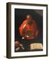 Saint Jerome Reading (Cop), Ca 1636-Georges de La Tour-Framed Giclee Print