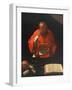 Saint Jerome Reading (Cop), Ca 1636-Georges de La Tour-Framed Giclee Print