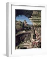 Saint Jerome Reading-Giovanni Bellini-Framed Giclee Print