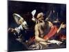 Saint Jerome & The Angel-Simon Vouet-Mounted Giclee Print