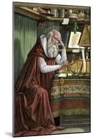 Saint Jerome Translating the Bible into Latin, known as the Vulgate-null-Mounted Giclee Print