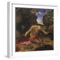 Saint Jerome-Lorenzo Lotto-Framed Giclee Print