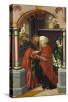 Saint Joachim and Saint Anne Meeting at the Golden Gate, 1512-Hans Fries-Stretched Canvas