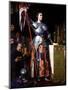 Saint Joan of Arc at Coronation of King Charles VII in Reims Cathedral-Jean-Auguste-Dominique Ingres-Mounted Giclee Print