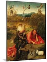 Saint John Baptist in Meditation-Hieronymus Bosch-Mounted Giclee Print