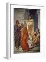 Saint John Baptist on Threshold of Prison-Cesare Maccari-Framed Giclee Print