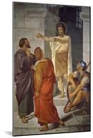 Saint John Baptist on Threshold of Prison-Cesare Maccari-Mounted Giclee Print