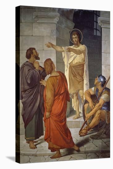 Saint John Baptist on Threshold of Prison-Cesare Maccari-Stretched Canvas