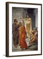 Saint John Baptist on Threshold of Prison-Cesare Maccari-Framed Giclee Print