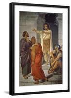 Saint John Baptist on Threshold of Prison-Cesare Maccari-Framed Giclee Print