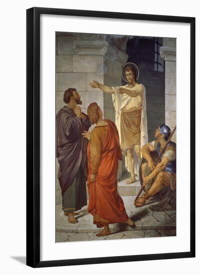 Saint John Baptist on Threshold of Prison-Cesare Maccari-Framed Giclee Print