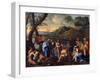 Saint John Baptizing the People, C1636-1637-Nicolas Poussin-Framed Giclee Print