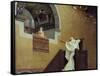 Saint John Chrysostom Confronting the Empress Eudoxia by Jean Paul Laurens-null-Framed Stretched Canvas