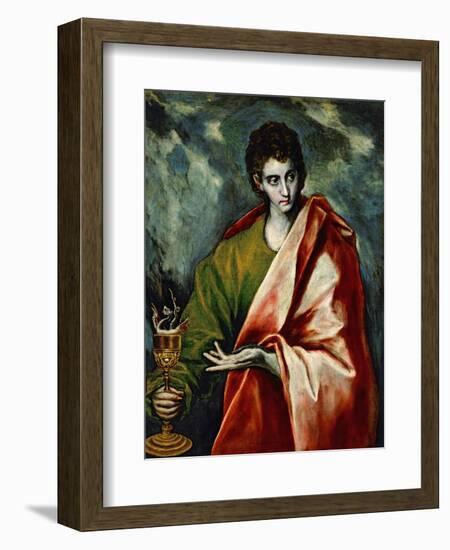 Saint John Evangelist, circa 1600-El Greco-Framed Giclee Print