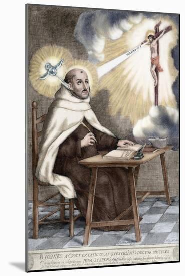 Saint John of the Cross, Spanish friar of Discalced Carmelite Order, 1701-Spanish School-Mounted Giclee Print