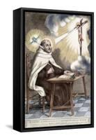 Saint John of the Cross, Spanish friar of Discalced Carmelite Order, 1701-Spanish School-Framed Stretched Canvas