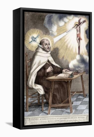 Saint John of the Cross, Spanish friar of Discalced Carmelite Order, 1701-Spanish School-Framed Stretched Canvas