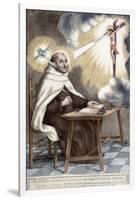 Saint John of the Cross, Spanish friar of Discalced Carmelite Order, 1701-Spanish School-Framed Giclee Print