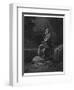 Saint John on the Greek Island of Patmos Receives His Revelation of Things-Gustave Dor?-Framed Photographic Print
