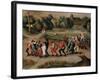 Saint John's Dancers in Molenbeeck, 1592-Pieter Brueghel the Younger-Framed Giclee Print