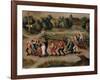 Saint John's Dancers in Molenbeeck, 1592-Pieter Brueghel the Younger-Framed Giclee Print