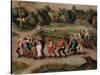 Saint John's Dancers in Molenbeeck, 1592-Pieter Brueghel the Younger-Stretched Canvas