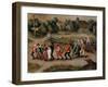 Saint John's Dancers in Molenbeeck, 1592-Pieter Brueghel the Younger-Framed Giclee Print