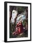 Saint John's Vision at Patmos-Hans Burgkmair-Framed Giclee Print