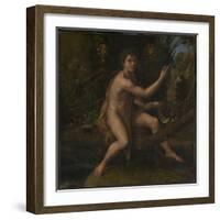 Saint John the Baptist, 1519-Raphael-Framed Giclee Print