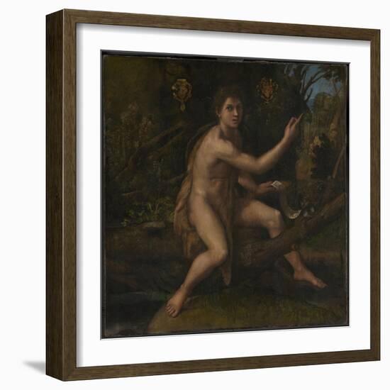 Saint John the Baptist, 1519-Raphael-Framed Giclee Print