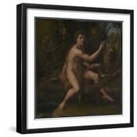 Saint John the Baptist, 1519-Raphael-Framed Giclee Print