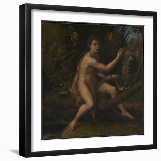 Saint John the Baptist, 1519-Raphael-Framed Giclee Print