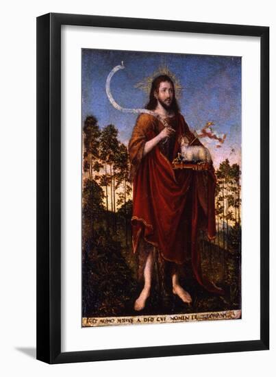 Saint John the Baptist, 1550-1552-Lucas Cranach the Elder-Framed Giclee Print