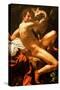 Saint John the Baptist, 16-17Th Century (Oil on Canvas)-Michelangelo Merisi da Caravaggio-Stretched Canvas