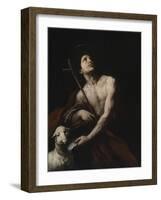 Saint John the Baptist, 17th century-Orazio Ferraro-Framed Giclee Print