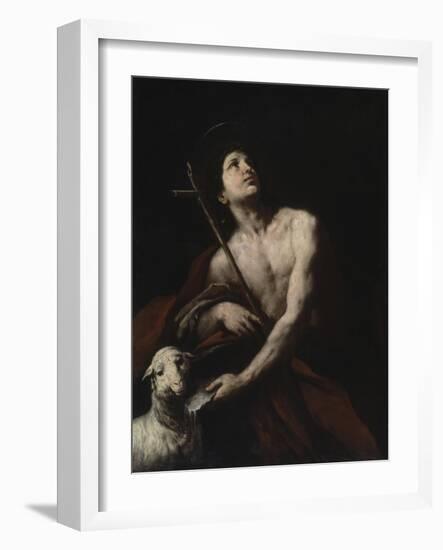 Saint John the Baptist, 17th century-Orazio Ferraro-Framed Giclee Print