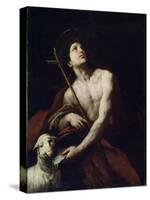 Saint John the Baptist, 17th Century-Orazio Ferraro-Stretched Canvas
