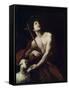 Saint John the Baptist, 17th Century-Orazio Ferraro-Framed Stretched Canvas