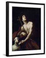 Saint John the Baptist, 17th Century-Orazio Ferraro-Framed Giclee Print