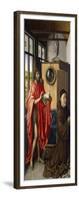 Saint John the Baptist and the Franciscan Heinrich Von Werl, 1437-Robert Campin-Framed Giclee Print