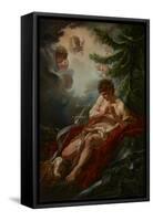 Saint John the Baptist, C.1755-Francois Boucher-Framed Stretched Canvas