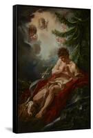 Saint John the Baptist, C.1755-Francois Boucher-Framed Stretched Canvas