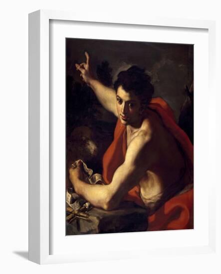 Saint John the Baptist, Ca. 1730-Francesco Solimena-Framed Giclee Print