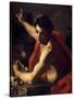 Saint John the Baptist, Ca. 1730-Francesco Solimena-Stretched Canvas