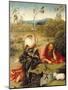 “ Saint John the Baptist Dozed in Nature ” Painting by Hieronymus Van Aeken (Aken) Says Jerome Bosc-Hieronymus Bosch-Mounted Giclee Print