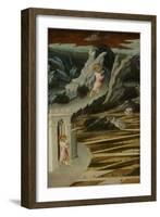 Saint John the Baptist Entering the Wilderness, 1455-60-Giovanni di Paolo-Framed Giclee Print