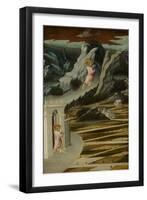 Saint John the Baptist Entering the Wilderness, 1455-60-Giovanni di Paolo-Framed Giclee Print