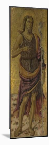 Saint John the Baptist (From Altarpiece: the Virgin and Child with Saint), Ca 1475-Bartolomeo Caporali-Mounted Giclee Print