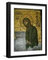 Saint John the Baptist from the Deesis in the North Gallery, Byzantine Mosaic, 12th Century-null-Framed Giclee Print